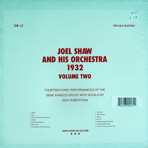 Joel Shaw And His Orchestra Vinyl 12"