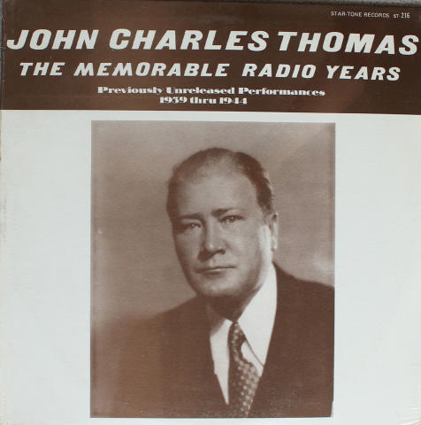 John Charles Thomas Vinyl 12"