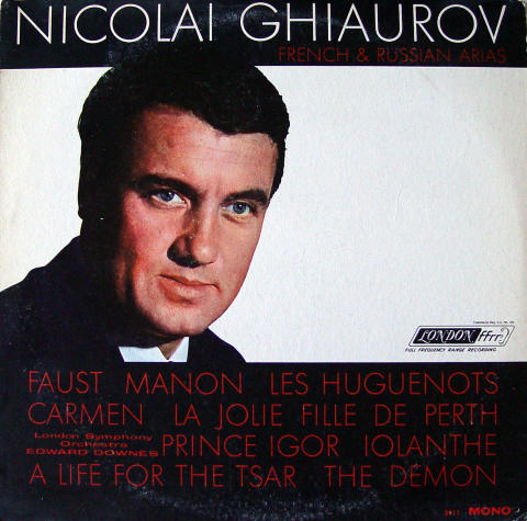 Nicolai Ghiaurov Vinyl 12"