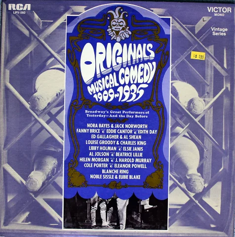 Originals Musical Comedy 1909-1935 Vinyl 12