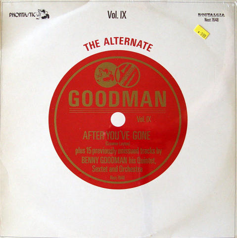 Benny Goodman Quartet, Sextet And Orchestra Vinyl 12"