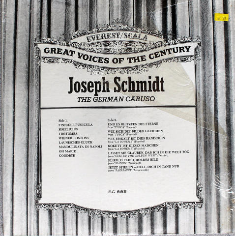 Joseph Schmidt Vinyl 12"