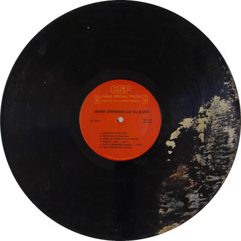 Bunk Johnson And His Band Vinyl 12"