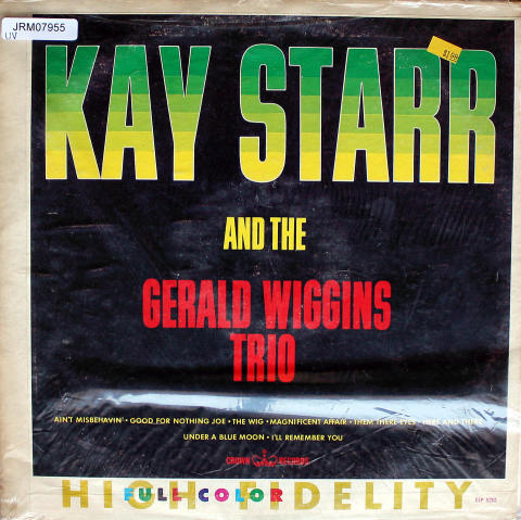 Kay Starr And The Gerald Wiggins Trio Vinyl 12"