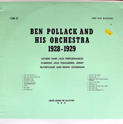 Ben Pollack And His Orchestra Vinyl 12"