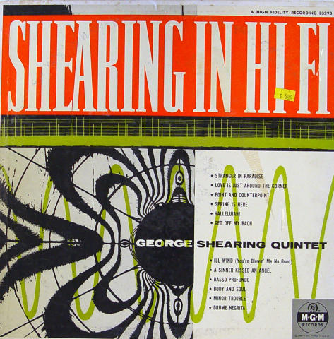 George Shearing Quintet Vinyl 12"