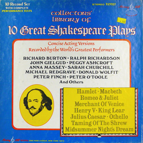 10 Great Shakespeare Plays Vinyl 12"