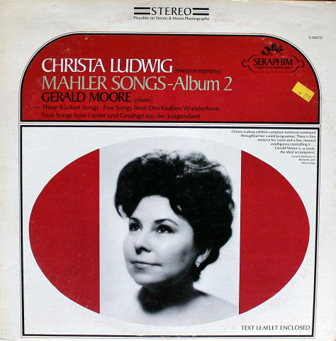 Christa Ludwig Vinyl 12"