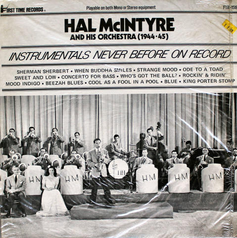 Hal McIntyre And His Orchestra Vinyl 12"