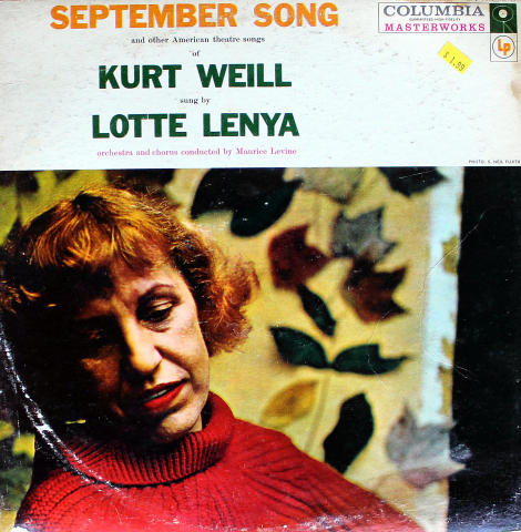 Lotte Lenya Vinyl 12"