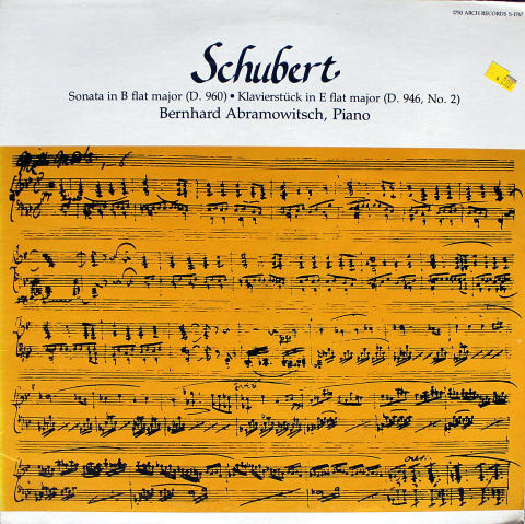 Franz Schubert Vinyl 12"