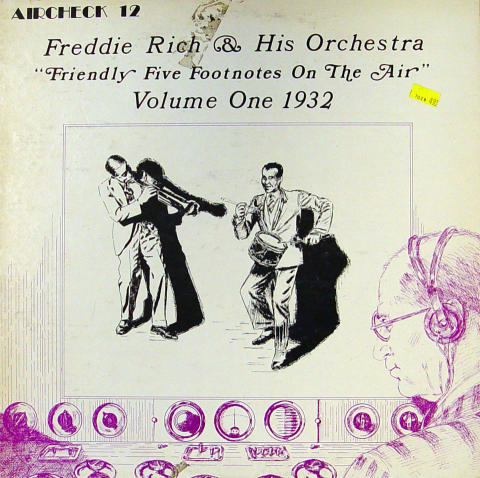 Freddie Rich & His Orchestra Vinyl 12"