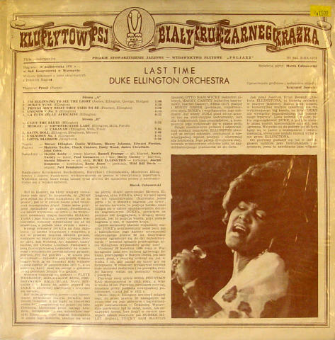Duke Ellington Orchestra Vinyl 12"
