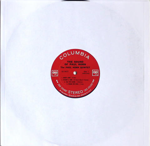 The Paul Horn Quintet Vinyl 12"