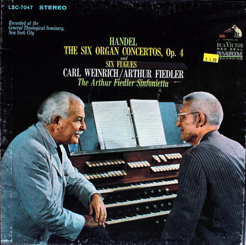 Handel: The Six Organ Concertos, Op. 4 And Six Fugues Vinyl 12"
