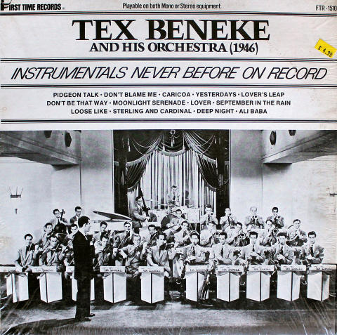 Tex Beneke And His Orchestra Vinyl 12"