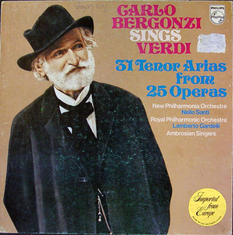 Carlo Bergonzi Vinyl 12"