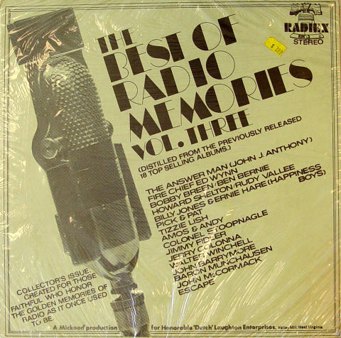 The Best Of Radio Memories: Vol. Three Vinyl 12"