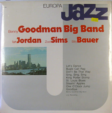 Benny Goodman BIg Band / Taft Jordan / Zoot Sims / Billy Bauer Vinyl 12"