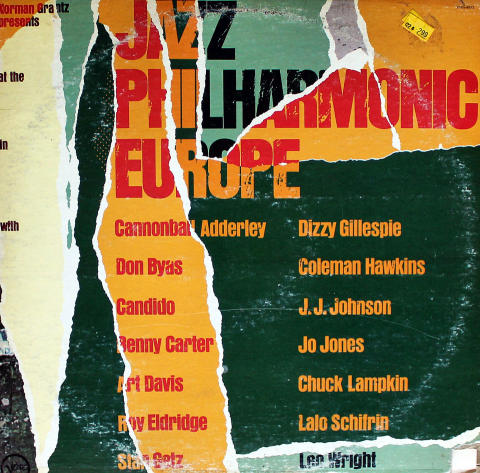 Jazz At The Philharmonic In Europe Vinyl 12"
