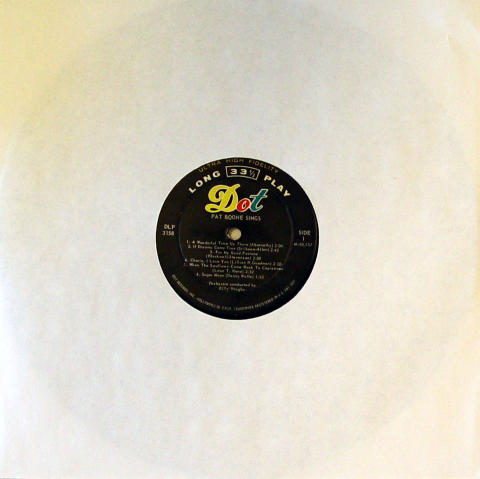 Pat Boone Vinyl 12"