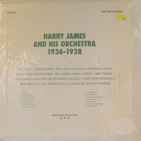 Harry James & His Orchestra Vinyl 12"