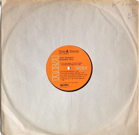 John Denver Vinyl 12"