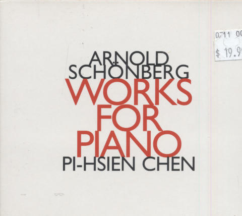 Arnold Schonberg / Pi-Hsien Chen CD