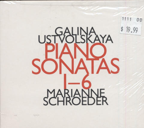 Galina Ustvolskaya / Marianne Schroeder CD