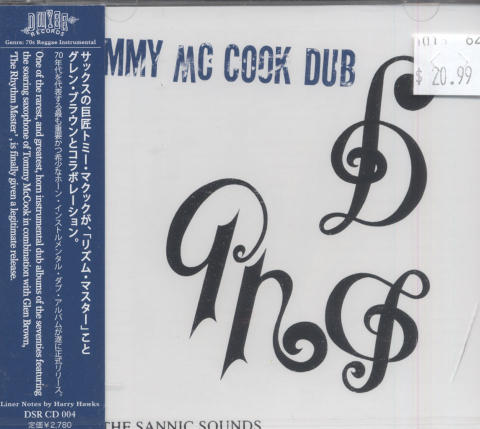 Jimmy McCook Dub CD