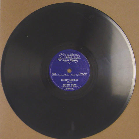 Tommy Dean And His Gloom Raiders Vinyl 12"