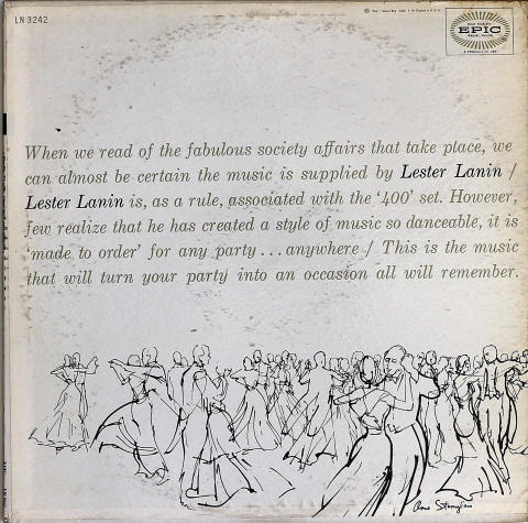 Lester Lanin And His Orchestra Vinyl 12"