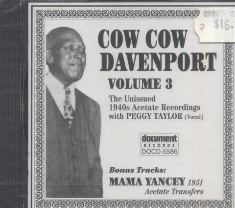 Cow Cow Davenport CD