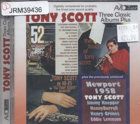 Tony Scott CD