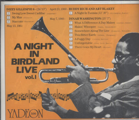 A Night in Birdland Live: Vol. 1 CD at Wolfgang's