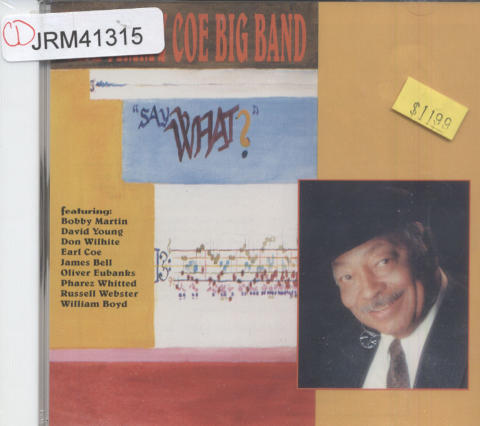The Jimmy Coe Big Band CD
