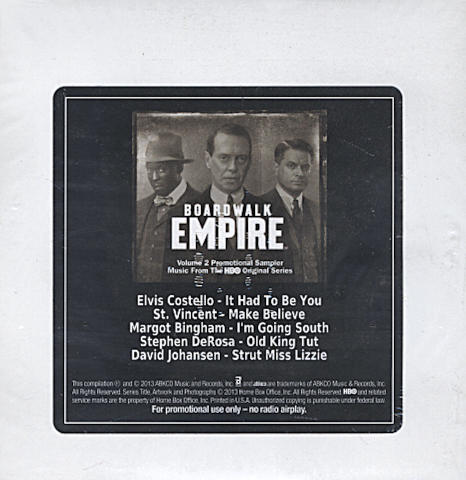 Boardwalk Empire: Volume 2 Promotional Sampler CD