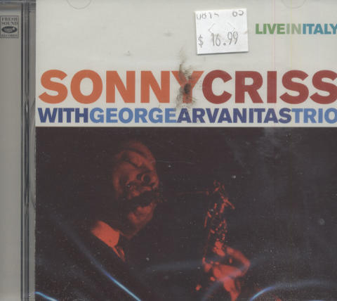 Sonny Criss with George Arvanitas Trio CD