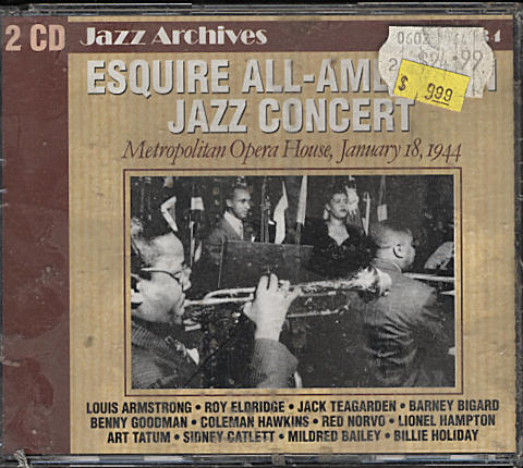 Esquire All-American Jazz Concert CD