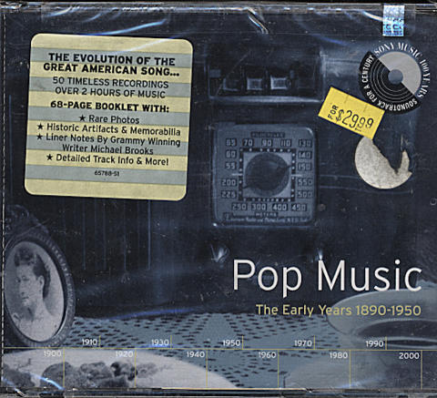 Pop Music: The Early Years 1890 - 1950 CD