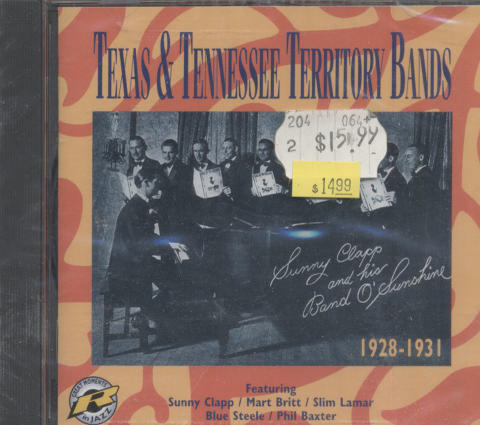 Texas & Tennessee Territory Bands: 1928-1931 CD