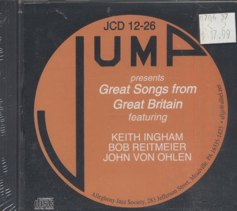 Keith Ingham / Bob Reitmeier / John Von Ohlen CD