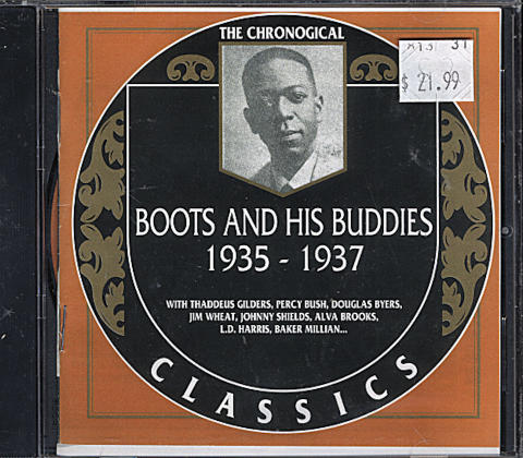 Boots And His Buddies CD