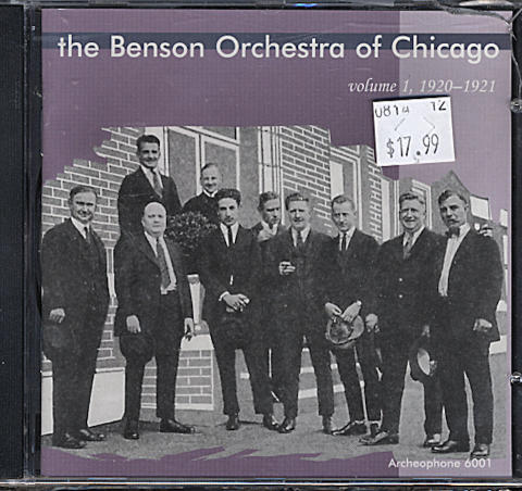 The Benson Orchestra of Chicago CD