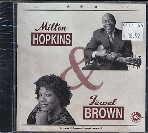 Milton Hopkins & Jewel Brown CD