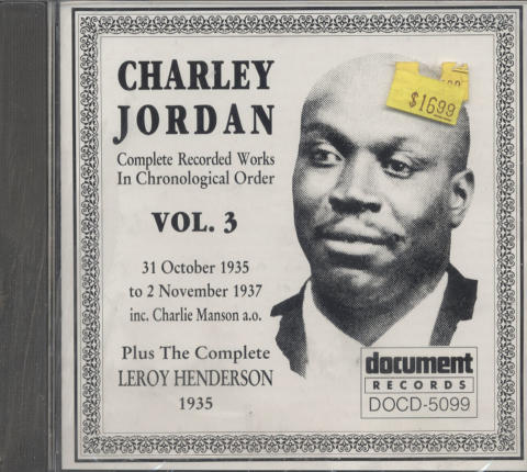Charley Jordan CD