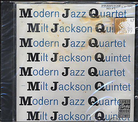 Modern Jazz Quartet / Milt Jackson Quintet CD
