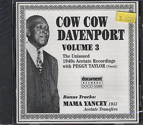 Cow Cow Davenport CD