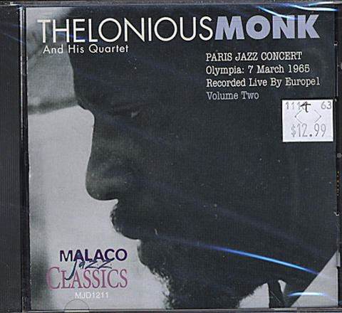 Thelonious Monk & His Quartet CD