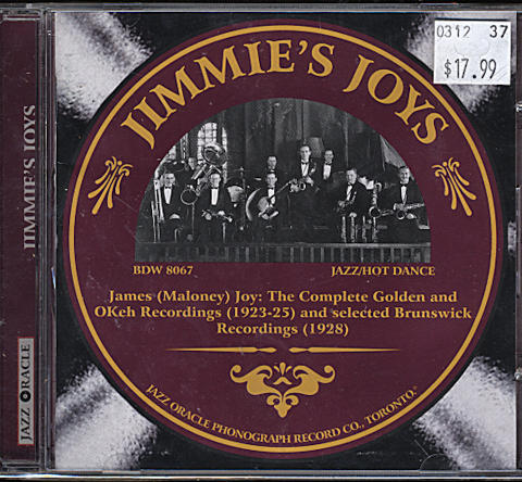 Jimmie's Joys CD